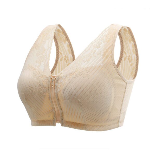 Front Zipper Wirefree Bra