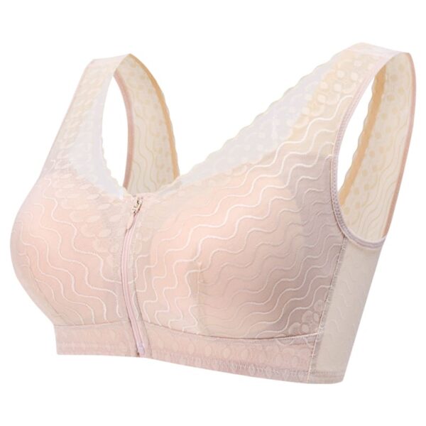 Front Zipper Prostetics Bra