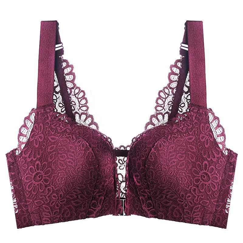Front Buckle Wireless Thin Sexy Bra