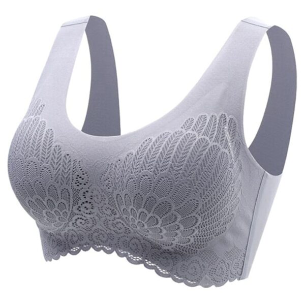 Push Up Latex Pad Lace Bra