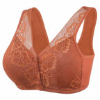 Lace Front Button Bras