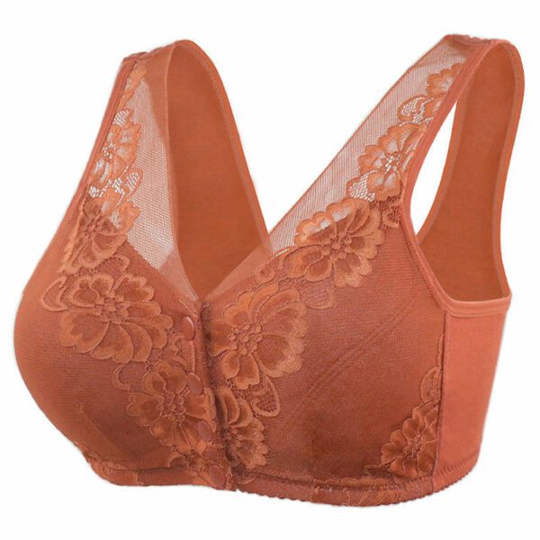 Lace Front Button Bras
