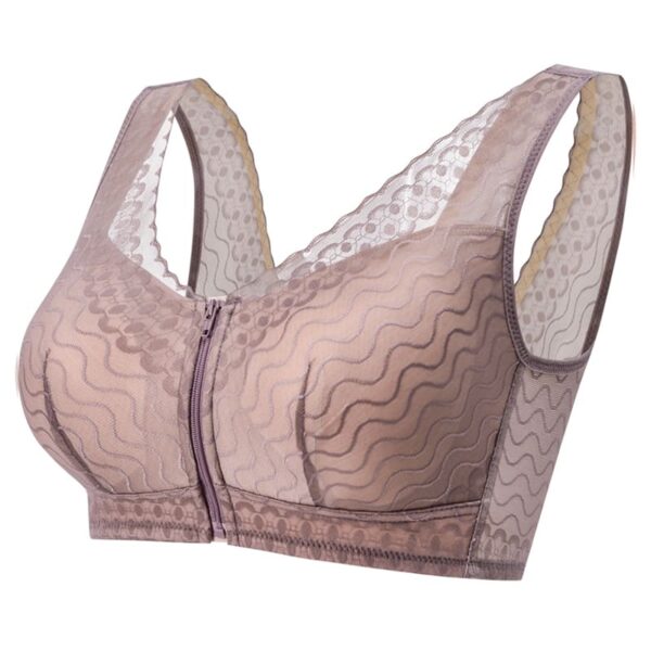 Front Zipper Prostetics Bra