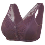 Lace Front Button Bras