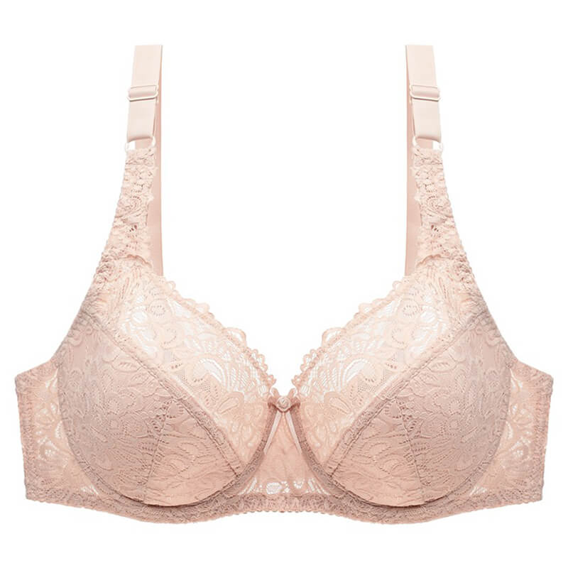 Plus Size Lace Push Up Bra