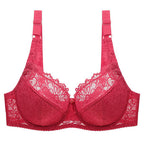 Plus Size Lace Push Up Bra