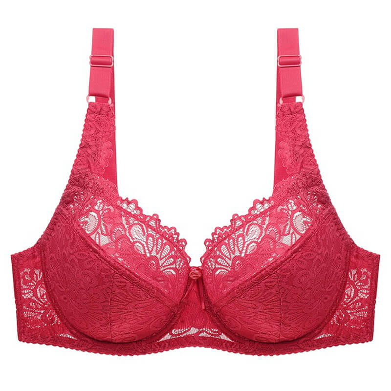 Plus Size Lace Push Up Bra