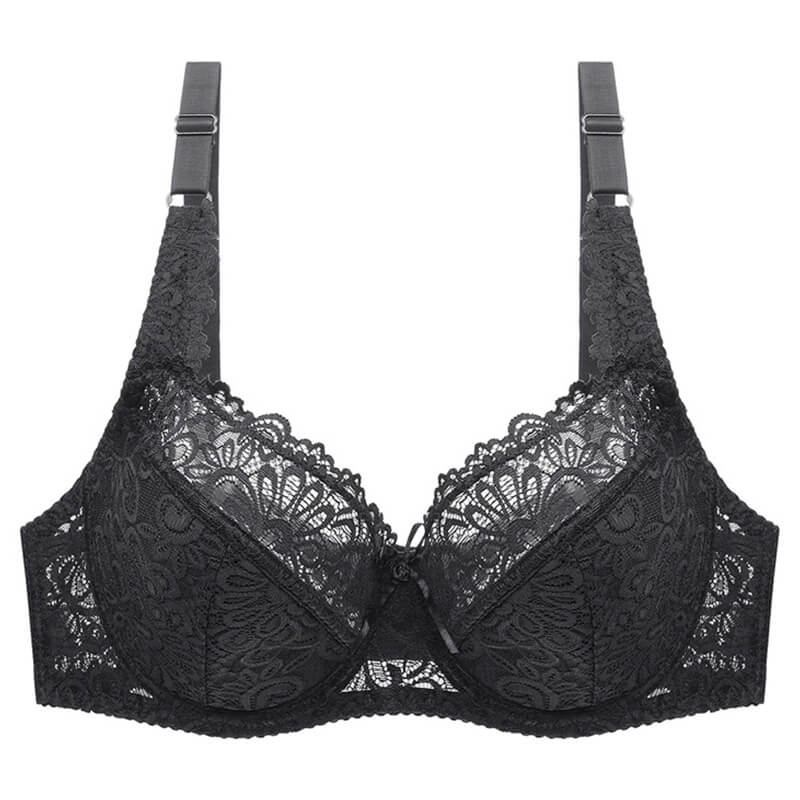 Plus Size Lace Push Up Bra