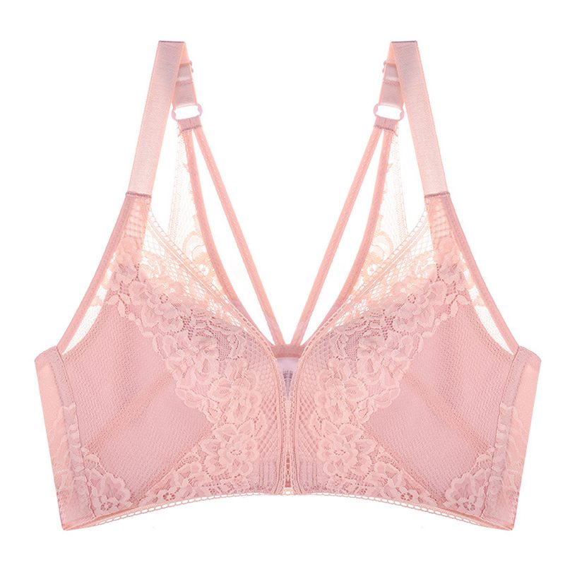 Front Buckle Wireless Thin Sexy Bra
